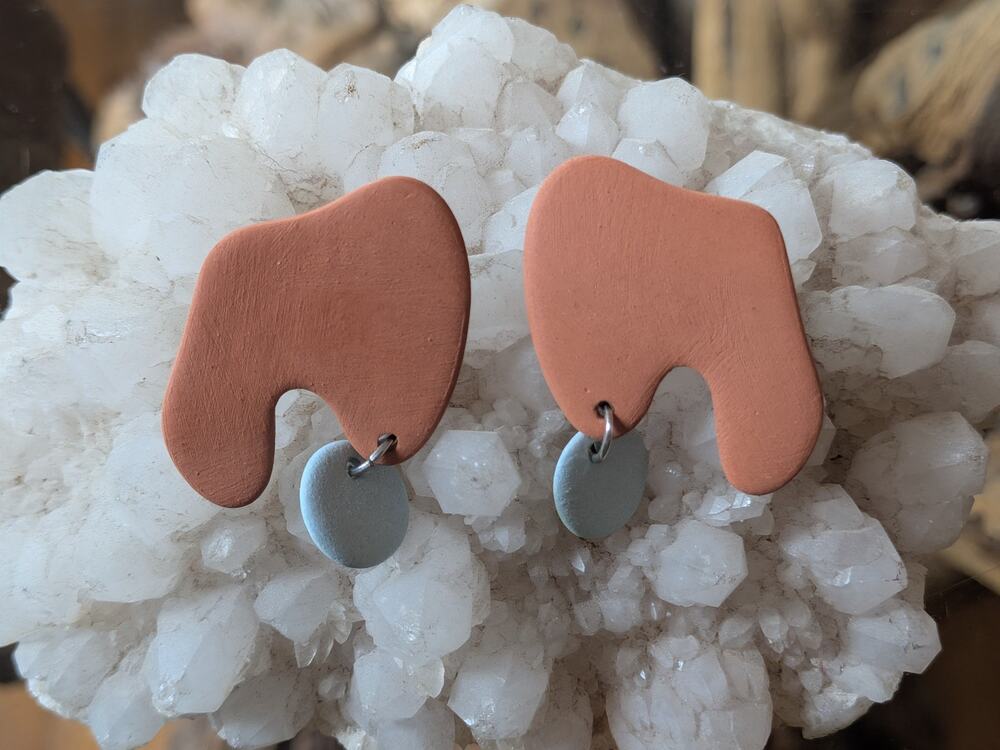 Four Eyes Ceramics Moss Earrings